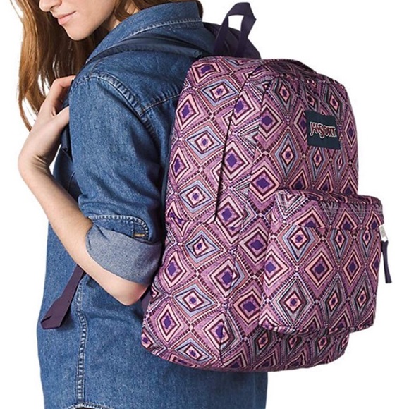 Jansport Superbreak Diamond Tribe Backpack NWT - Picture 4 of 4